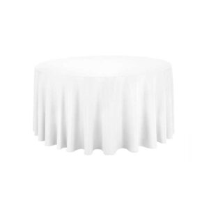 Tafellaken 230 cm rond Wit