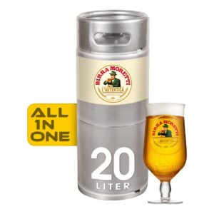 Biervat 20 liter Birra Moretti ( 80 glazen )