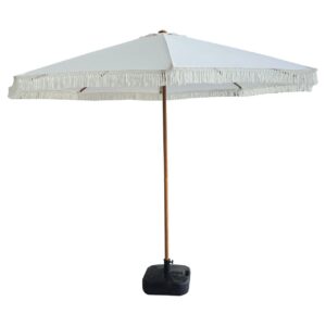 Parasol Ibiza 3 mtr. Ø kleur wit (exclusief parasolvoet)